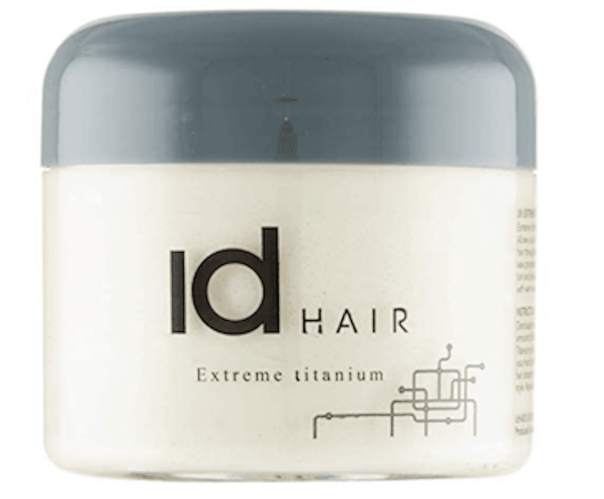 IdHAIR Extreme Titanium — Tiegel des Haarwachses mit ultra-starkem Halt
